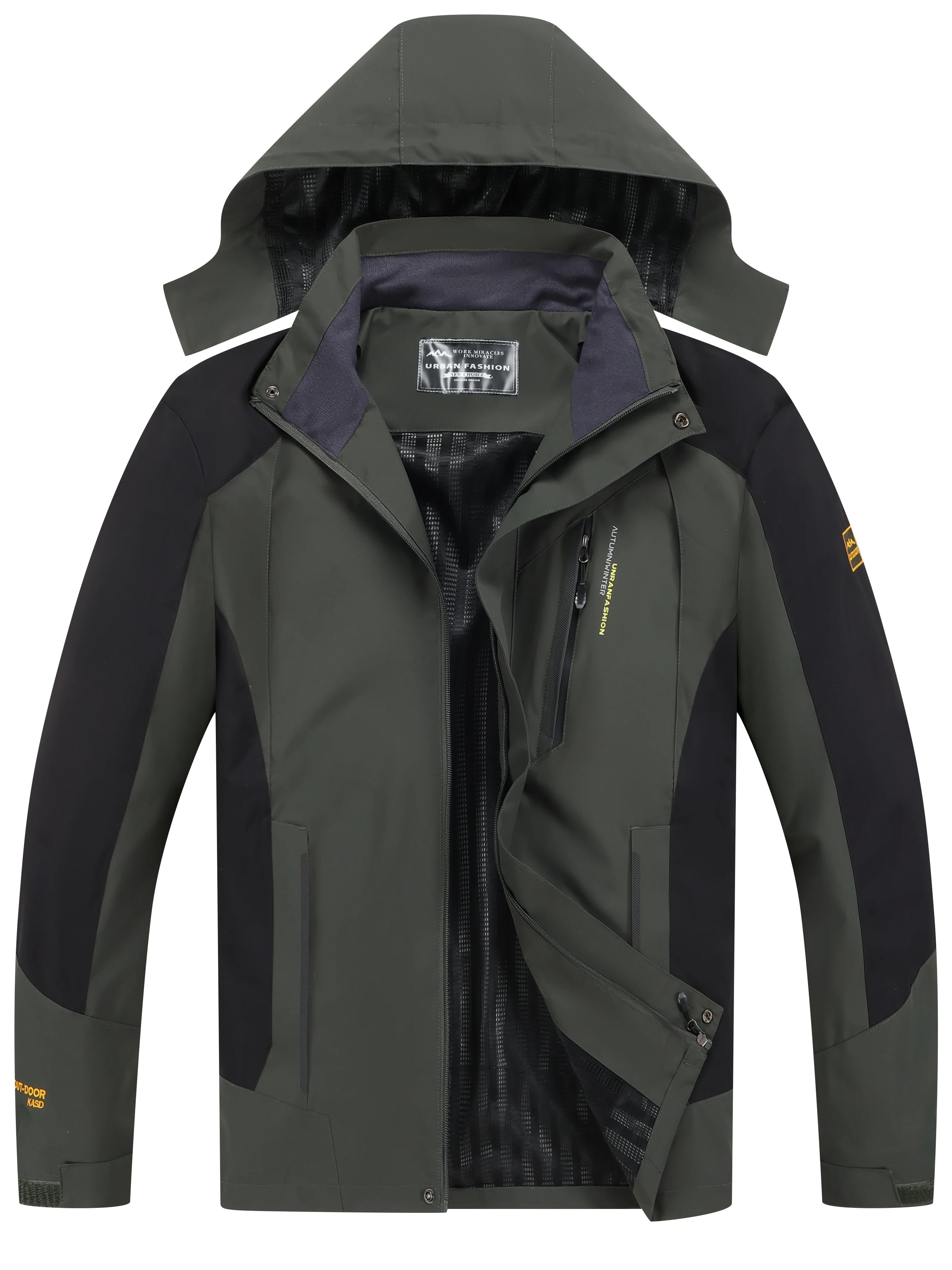Jaket Hiking Pria Anti Air Uku - Reflective Jacket Running ulasan dan harga