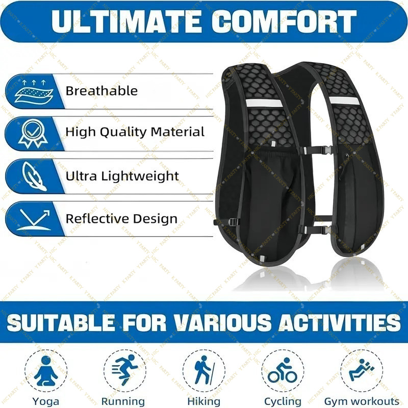 Rompi Lari Trail Marathon, Rom - Reflective Jacket Running ulasan dan harga