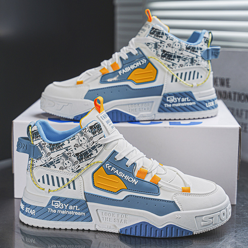 Sepatu Pria High Top Model Boa - Street Fashion Walking ulasan dan harga