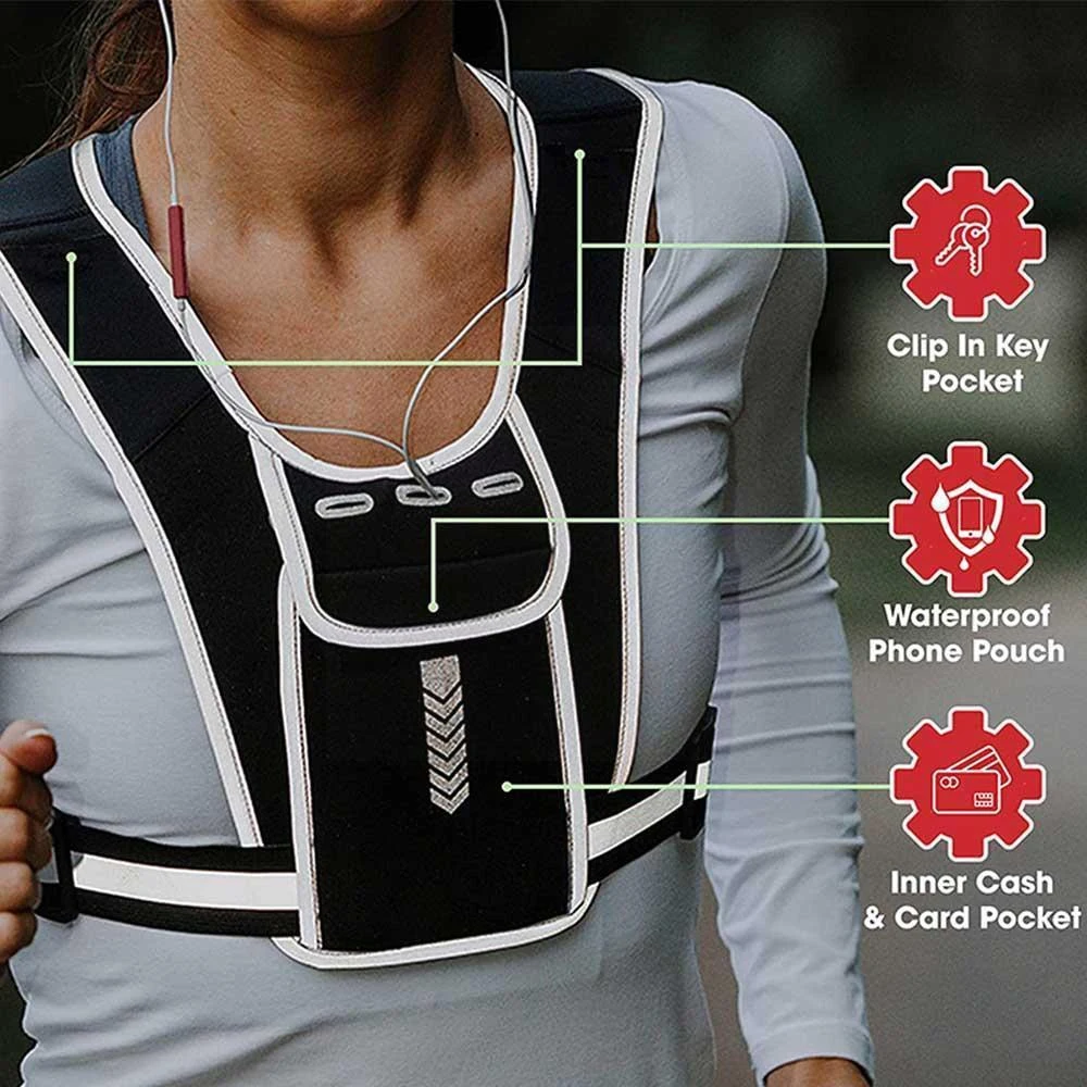 Wadah ponsel untuk pria wanita - Reflective Jacket Running ulasan dan harga