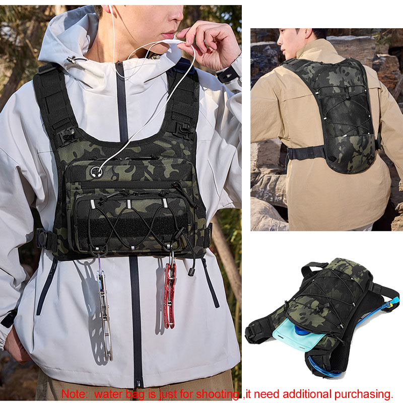 Tas Taktis Rompi Dada Depan un - Reflective Jacket Running ulasan dan harga