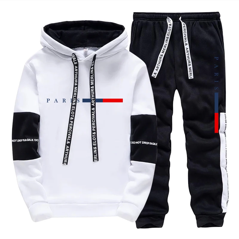 Setelan Pria/Hoodie/Celana Par - Street Fashion Hoodie ulasan dan harga