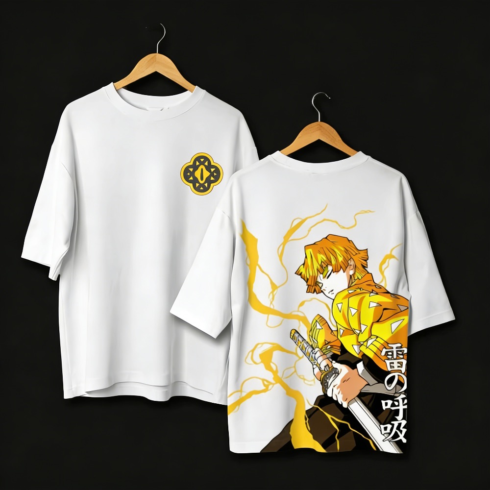 Kaus Pria dan Wanita Gambar An - Street Fashion Japan ulasan dan harga