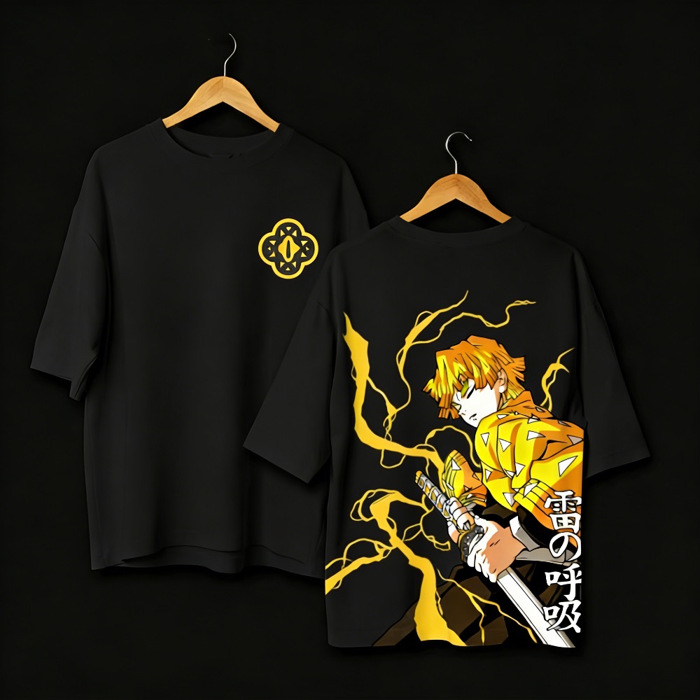 Kaus Pria dan Wanita Gambar An - Street Fashion Japan ulasan dan harga
