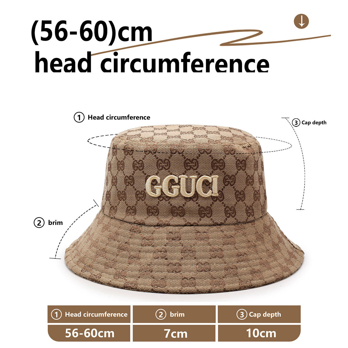 Topi Ember Pribadi Huruf Bordi - Bucket Hat Embroidered ulasan dan harga