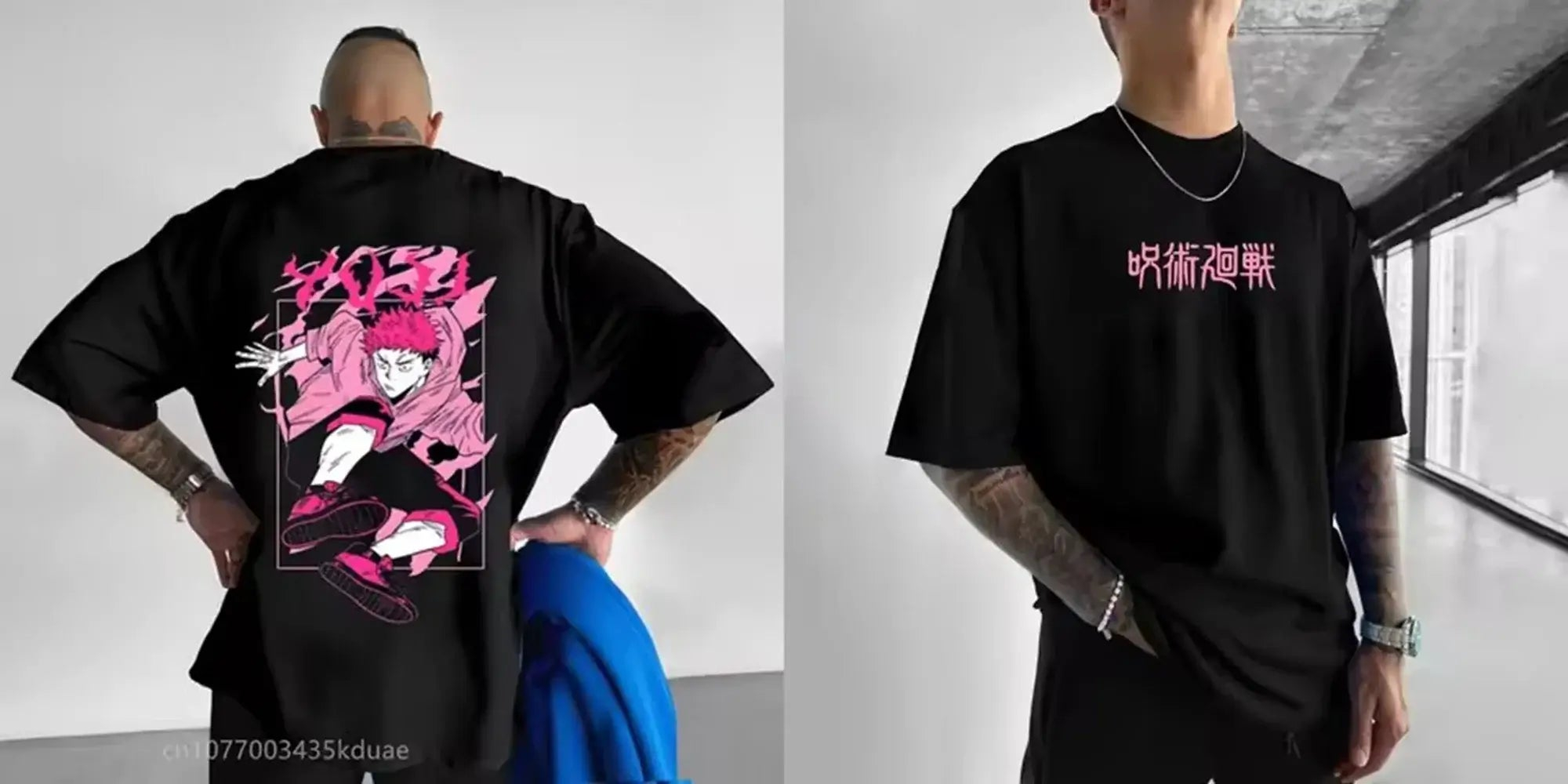 Kaus Jujitsu Kaisen Atasan Gra - Street Fashion Japan ulasan dan harga